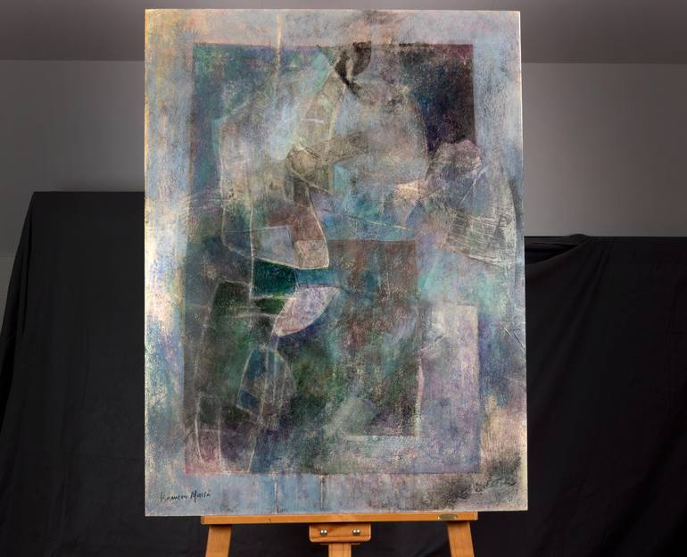 Original Abstract Painting by Rafael Romero Masiá