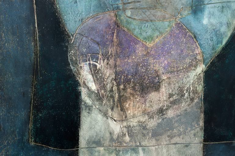Original Abstract Expressionism Abstract Painting by Rafael Romero Masiá