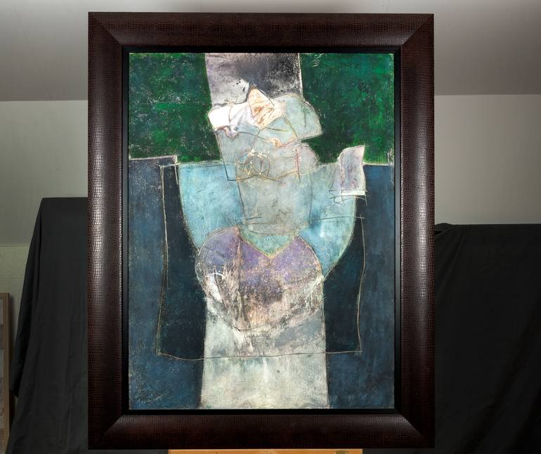 Original Abstract Expressionism Abstract Painting by Rafael Romero Masiá