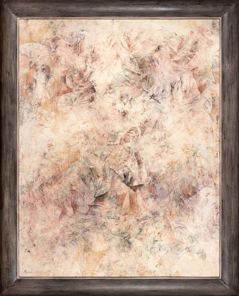 Original Abstract Expressionism Abstract Painting by Rafael Romero Masiá