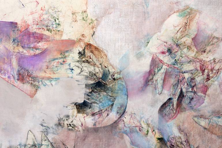 Original Abstract Expressionism Abstract Painting by Rafael Romero Masiá
