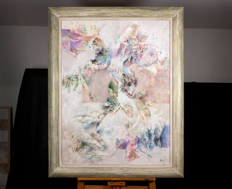 Original Abstract Expressionism Abstract Painting by Rafael Romero Masiá