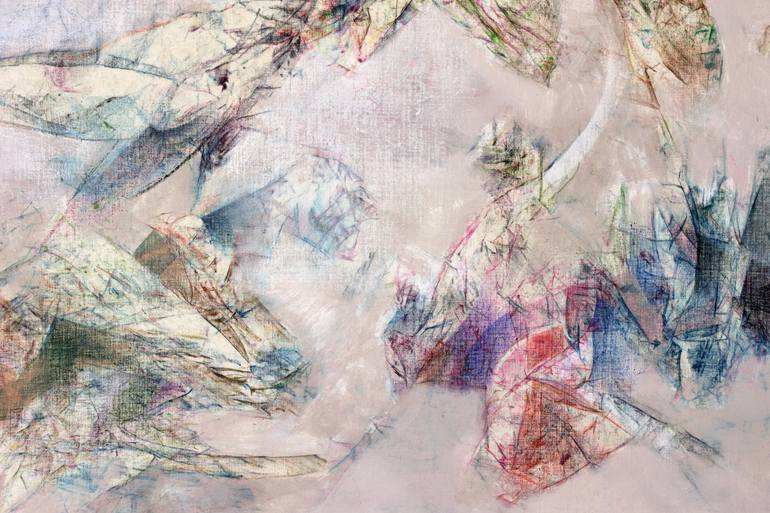 Original Abstract Expressionism Abstract Painting by Rafael Romero Masiá