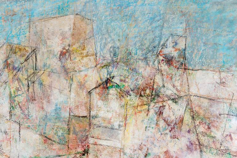 Original Abstract Expressionism Abstract Painting by Rafael Romero Masiá