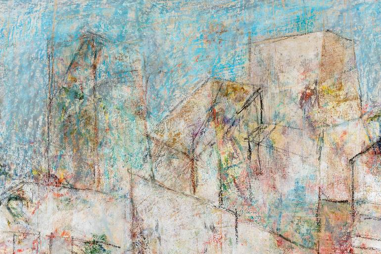 Original Abstract Expressionism Abstract Painting by Rafael Romero Masiá