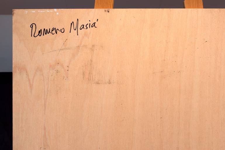 Original Abstract Expressionism Abstract Painting by Rafael Romero Masiá