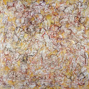 Original Abstract Expressionism Abstract Painting by Rafael Romero Masiá