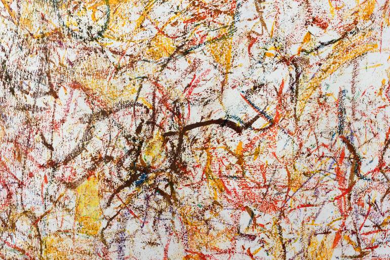 Original Abstract Expressionism Abstract Painting by Rafael Romero Masiá