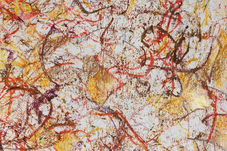 Original Abstract Expressionism Abstract Painting by Rafael Romero Masiá