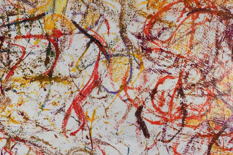 Original Abstract Expressionism Abstract Painting by Rafael Romero Masiá