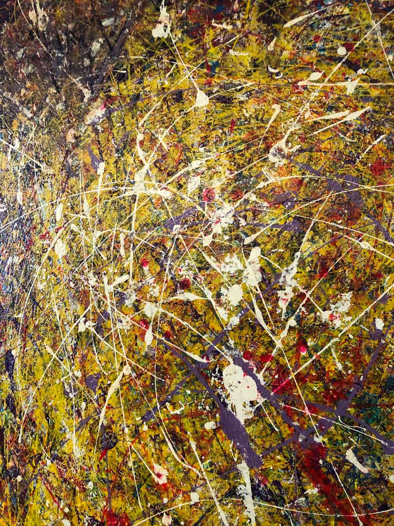 Original Abstract Expressionism Abstract Painting by David Soumekh