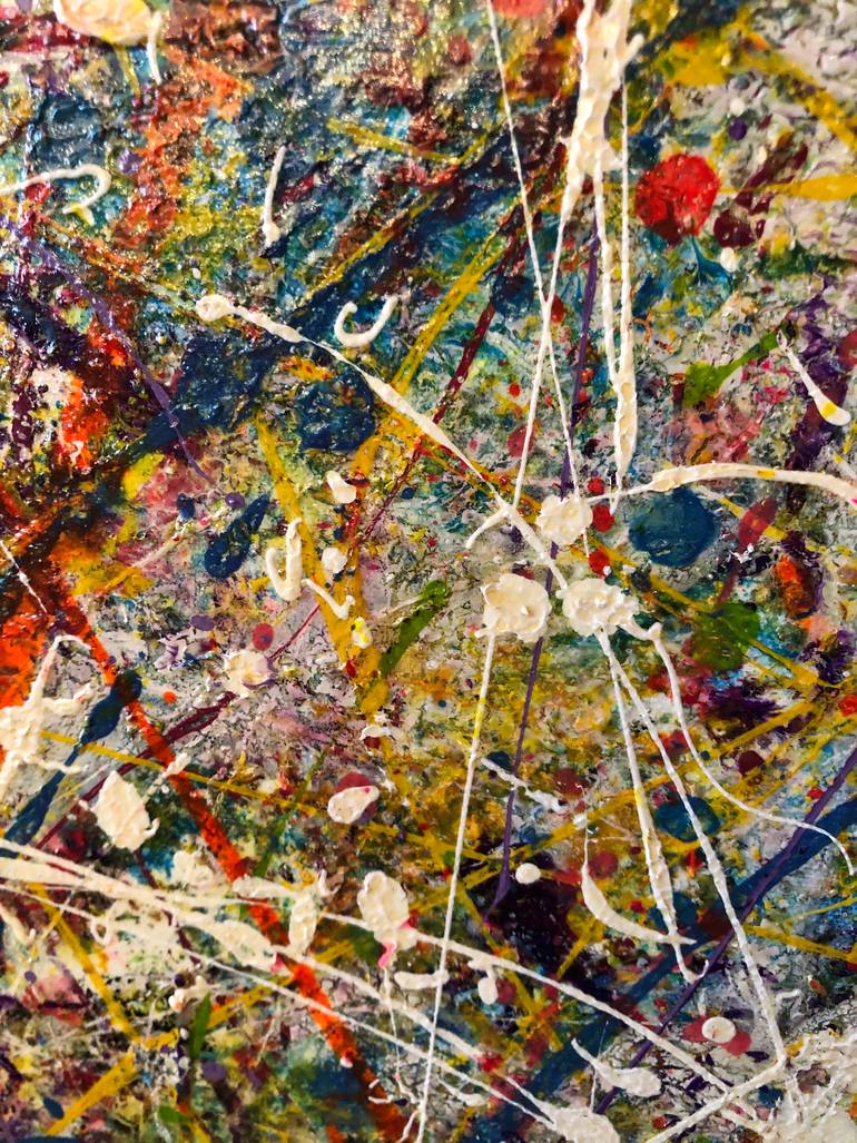 Original Abstract Expressionism Abstract Painting by David Soumekh