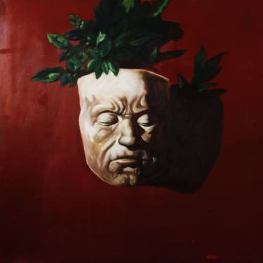 Original Baroque Pop Culture/Celebrity Painting by Cristoforo Torres