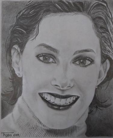 Print of Realism Portrait Drawings by Toysa Martinez