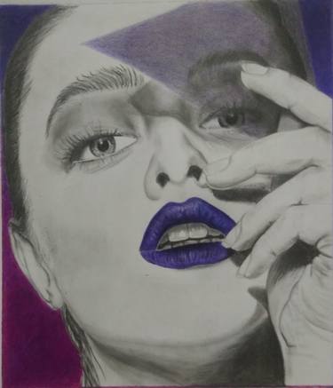 Print of Realism Portrait Drawings by Toysa Martinez