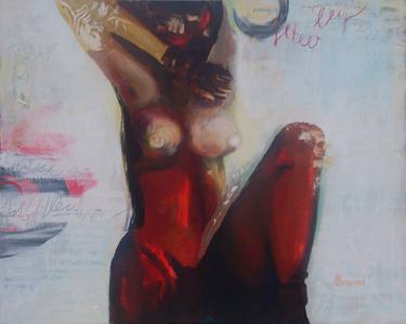 Original Erotic Painting by Irina Okhrimenko