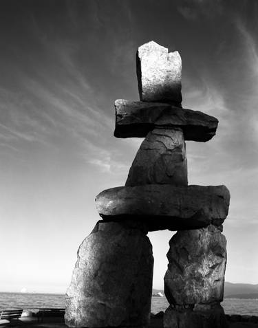 Inukshuk in Eerie Light thumb