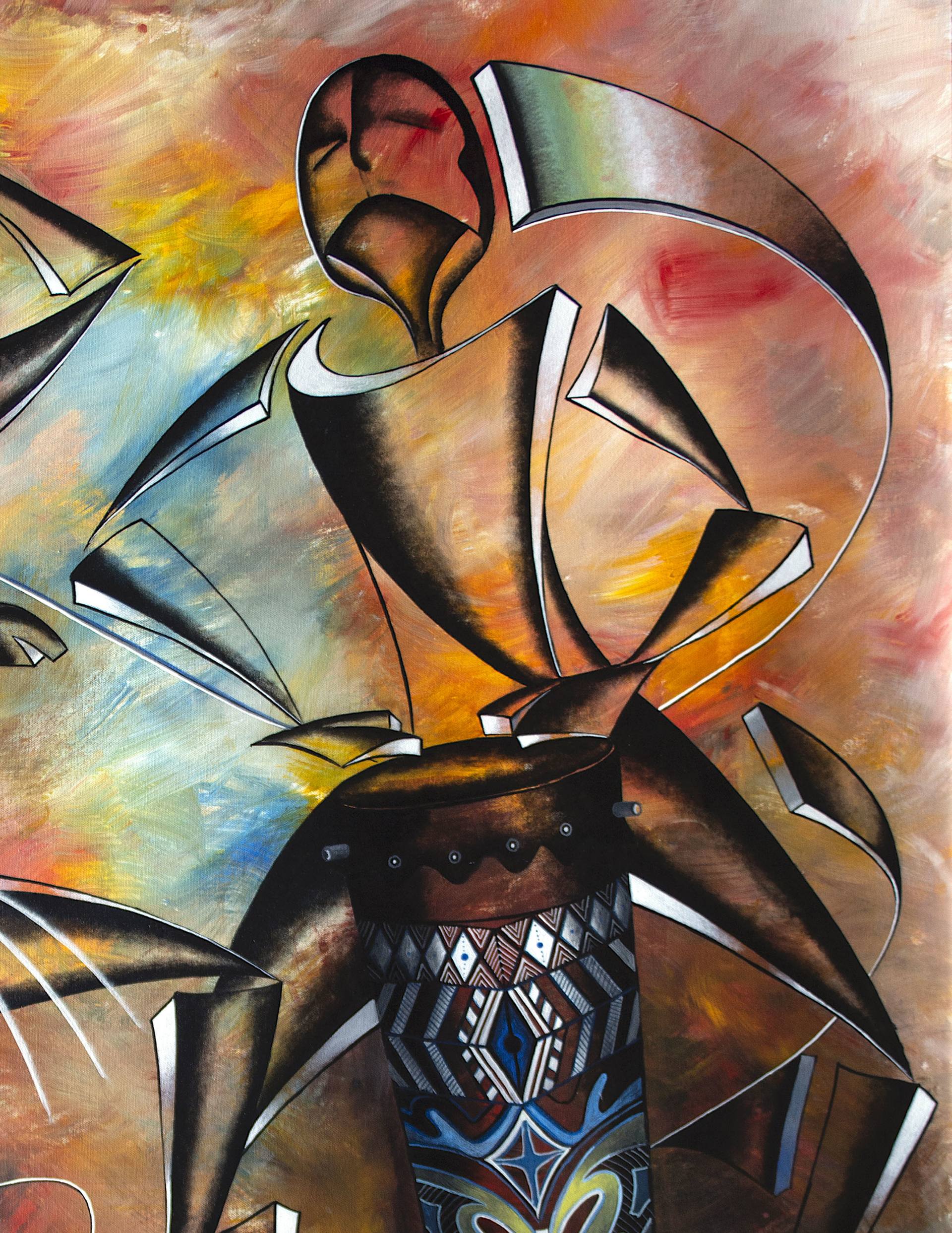 Zaramo Street Dance Painting by Art By Abu | Saatchi Art