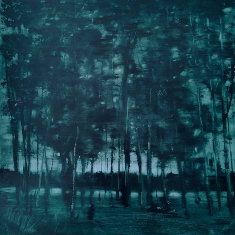 Original Abstract Landscape Painting by Anton Beruch