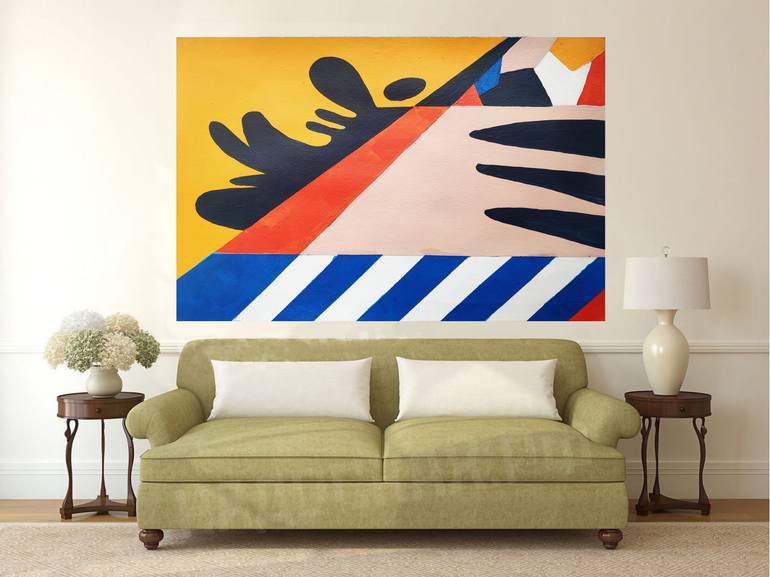 Original Expressionism Abstract Painting by Anton Beruch