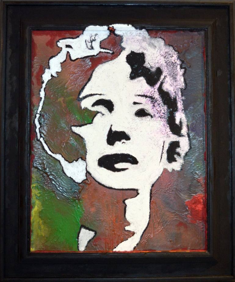 Edith Piaf Painting by Don Mirakl | Saatchi Art