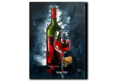 Original Impressionism Food & Drink Paintings by Volodymyr Nezdiimynoha