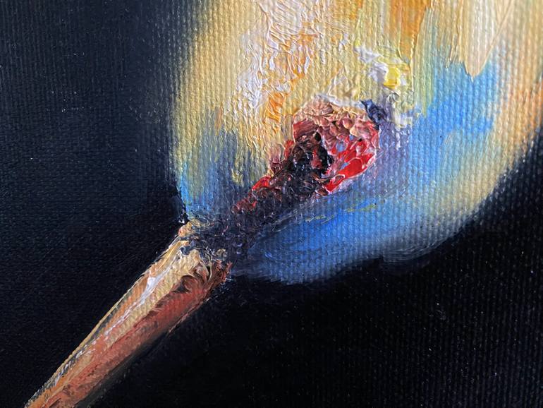 Original Contemporary Light Painting by Volodymyr  Nezdiimynoha