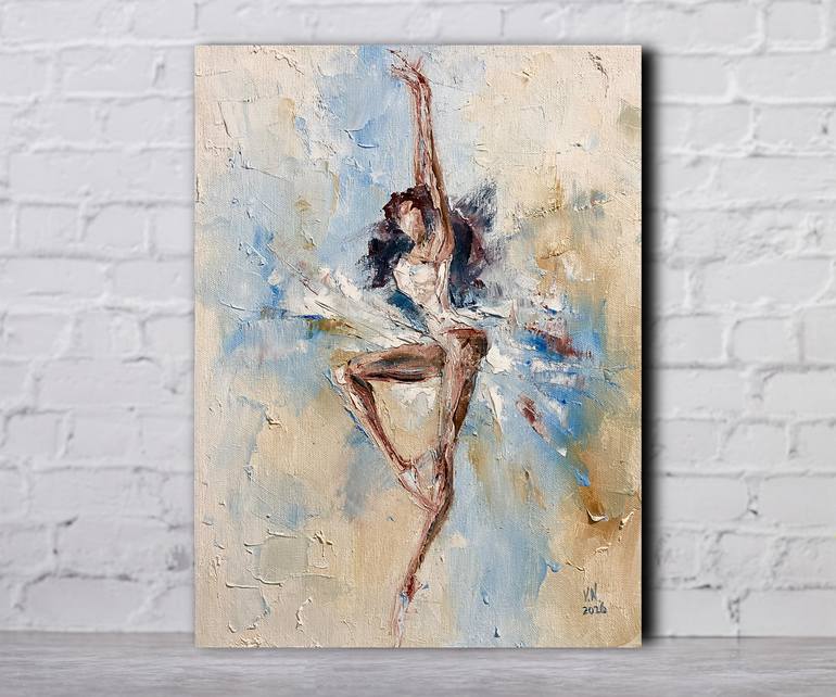 Original Abstract People Painting by Volodymyr  Nezdiimynoha
