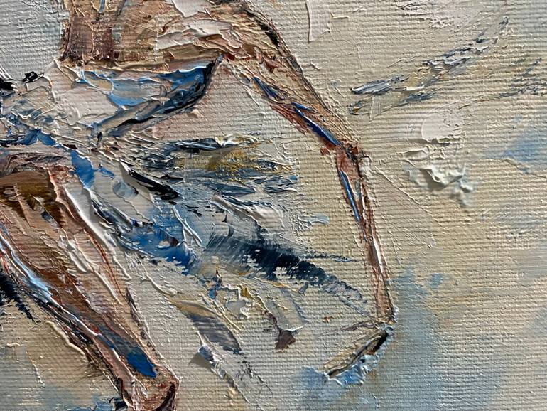 Original Abstract People Painting by Volodymyr  Nezdiimynoha