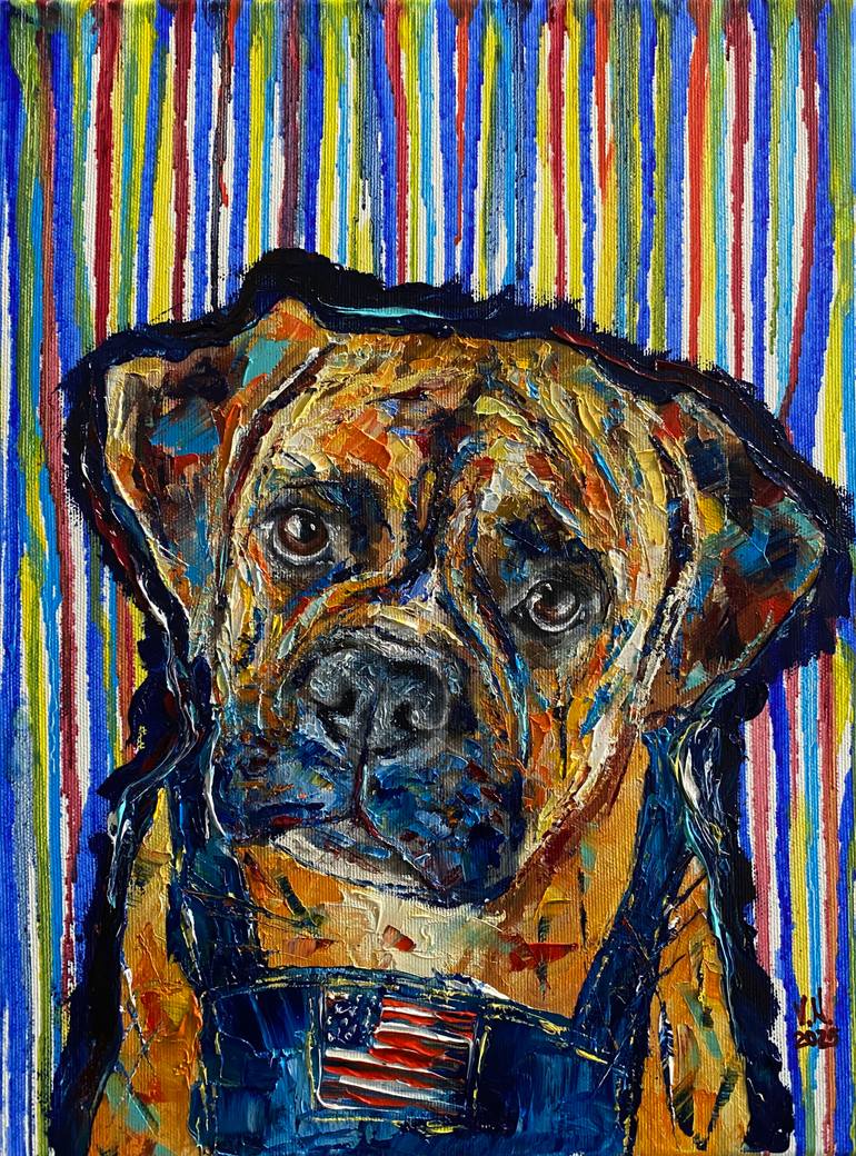 Boxer Dog paintings | Saatchi Art