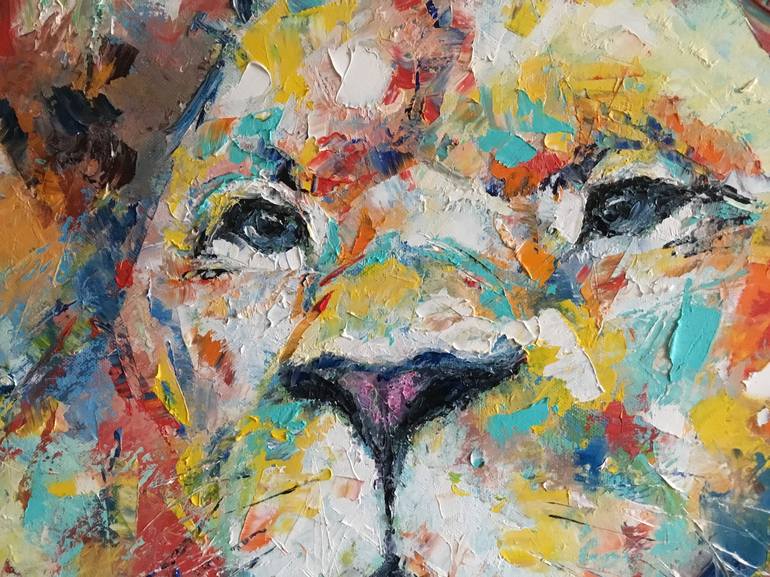 Original Fine Art Animal Painting by Volodymyr  Nezdiimynoha