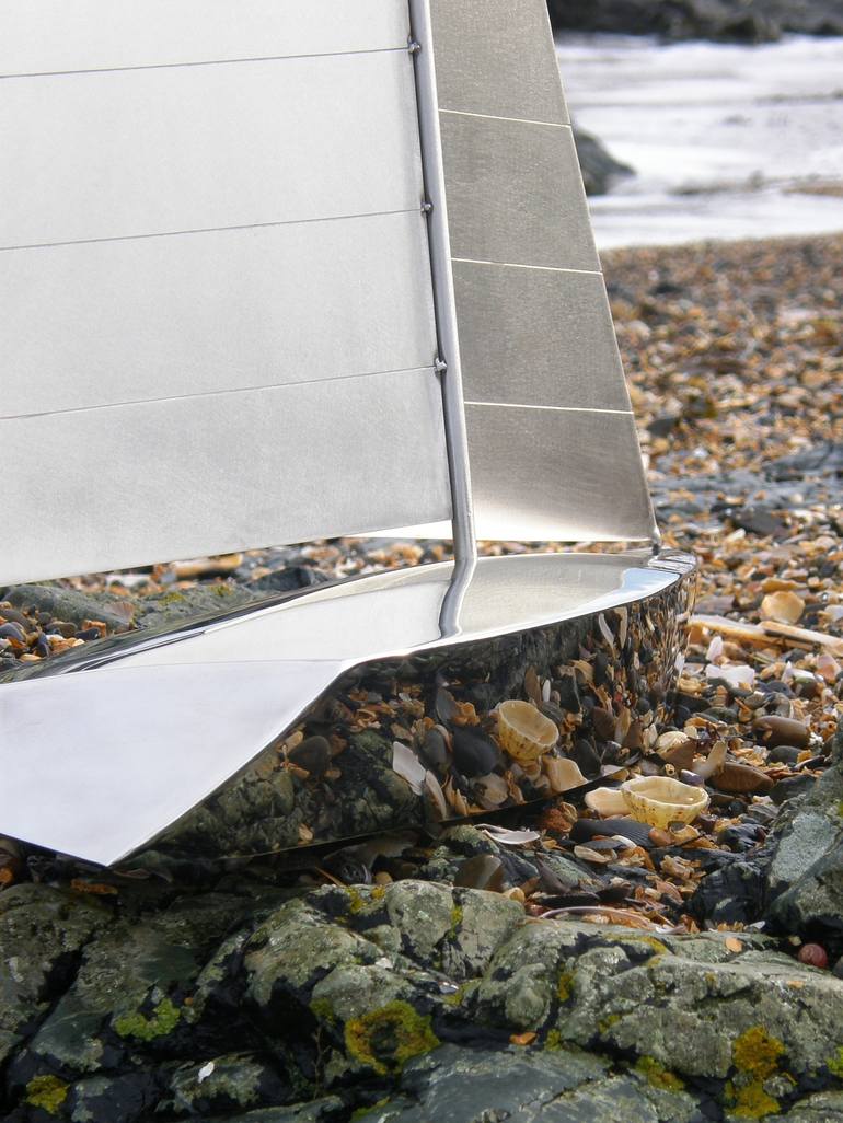 Original Modern Yacht Sculpture by Grant Mac Ewan