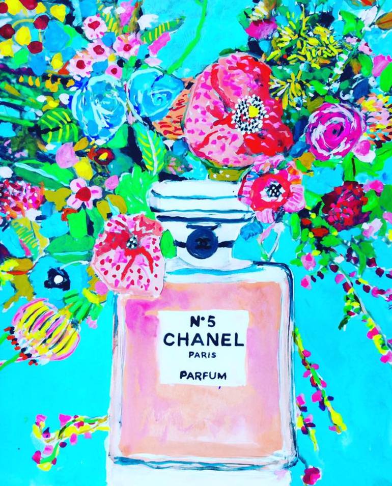 Chanel No. 5 Painting by Andee Axe | Saatchi Art