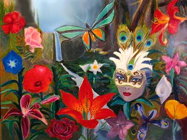 Original Classicism Fantasy Painting by Anna Lobsanova