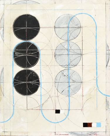 Print of Geometric Paintings by Sabrina Brouwers