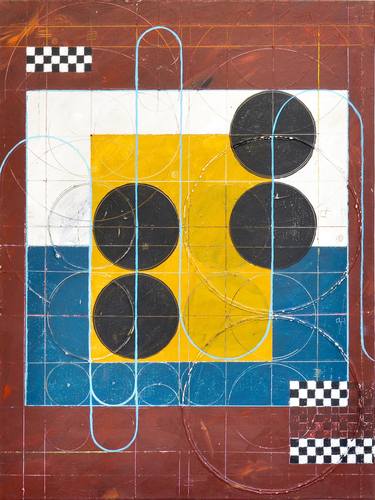 Print of Fine Art Geometric Paintings by Sabrina Brouwers