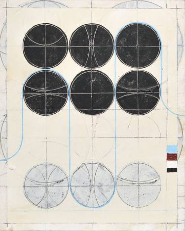 Print of Geometric Paintings by Sabrina Brouwers