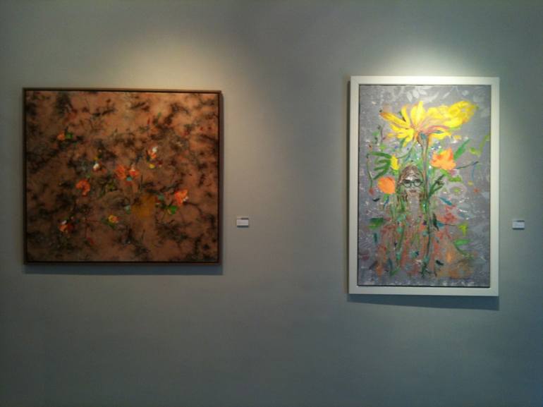 Original Abstract Women Painting by Mika Kim