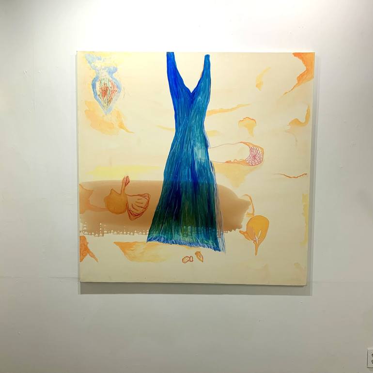 Original Fine Art Abstract Painting by Mika Kim