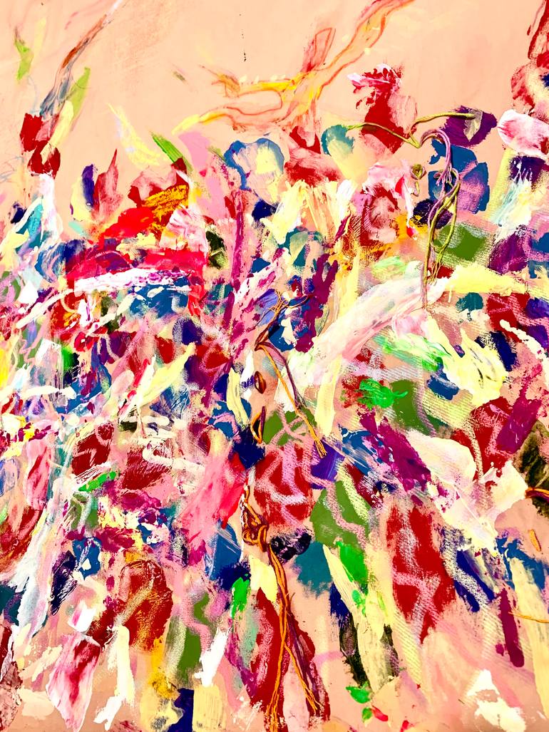 Original Contemporary Abstract Mixed Media by Mika Kim