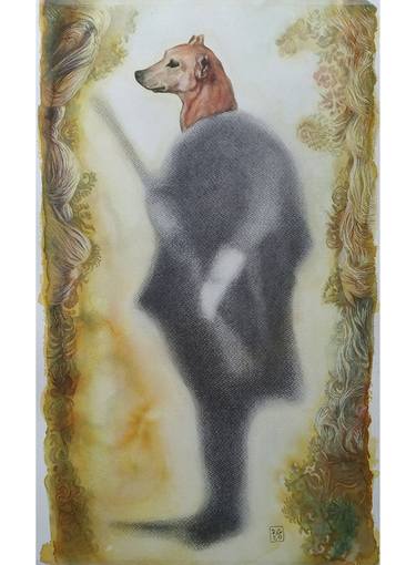 Print of Fine Art Dogs Paintings by Rafael Gordillo
