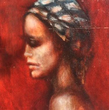 Original Figurative People Paintings by PIERRE LAFFILLE