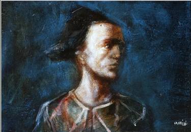 Original Figurative Portrait Paintings by PIERRE LAFFILLE