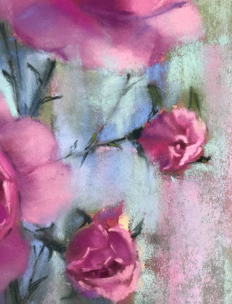 Original Impressionism Floral Painting by Nataly Mikhailiuk