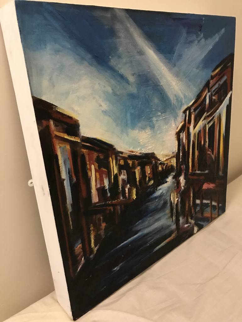 Original Cities Painting by Dionne Freeman