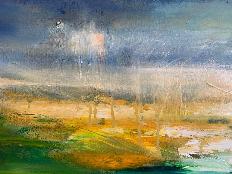 Original Abstract Landscape Painting by Dionne Freeman