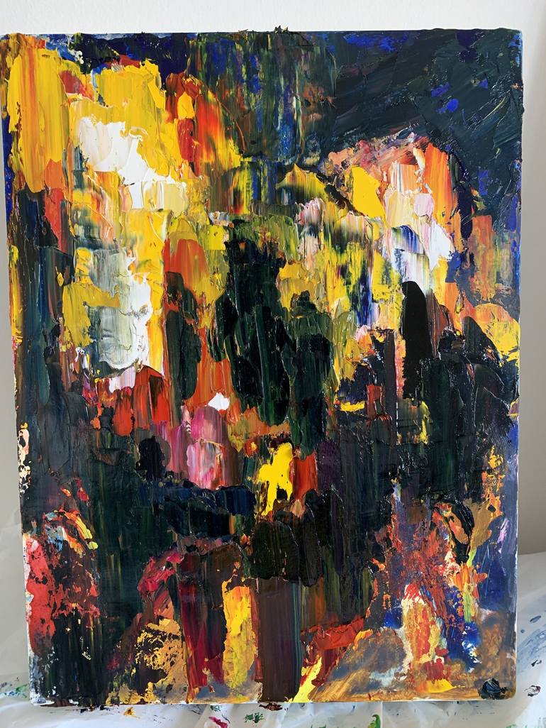Original Abstract Expressionism Abstract Painting by Dionne Freeman