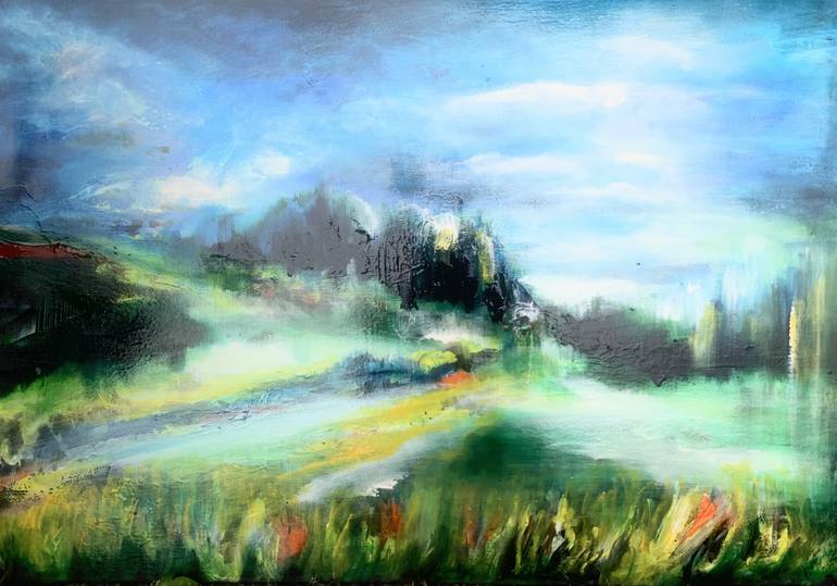 Original Landscape Painting by Dionne Freeman