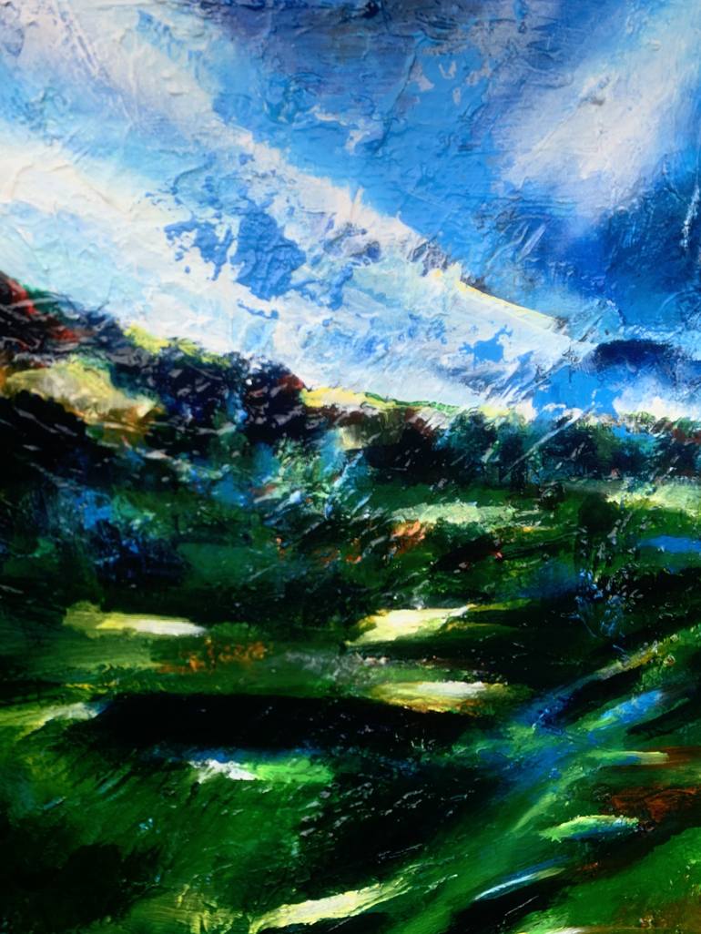 Original Landscape Painting by Dionne Freeman