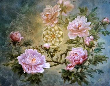 Print of Realism Floral Paintings by Vadims Nilovs